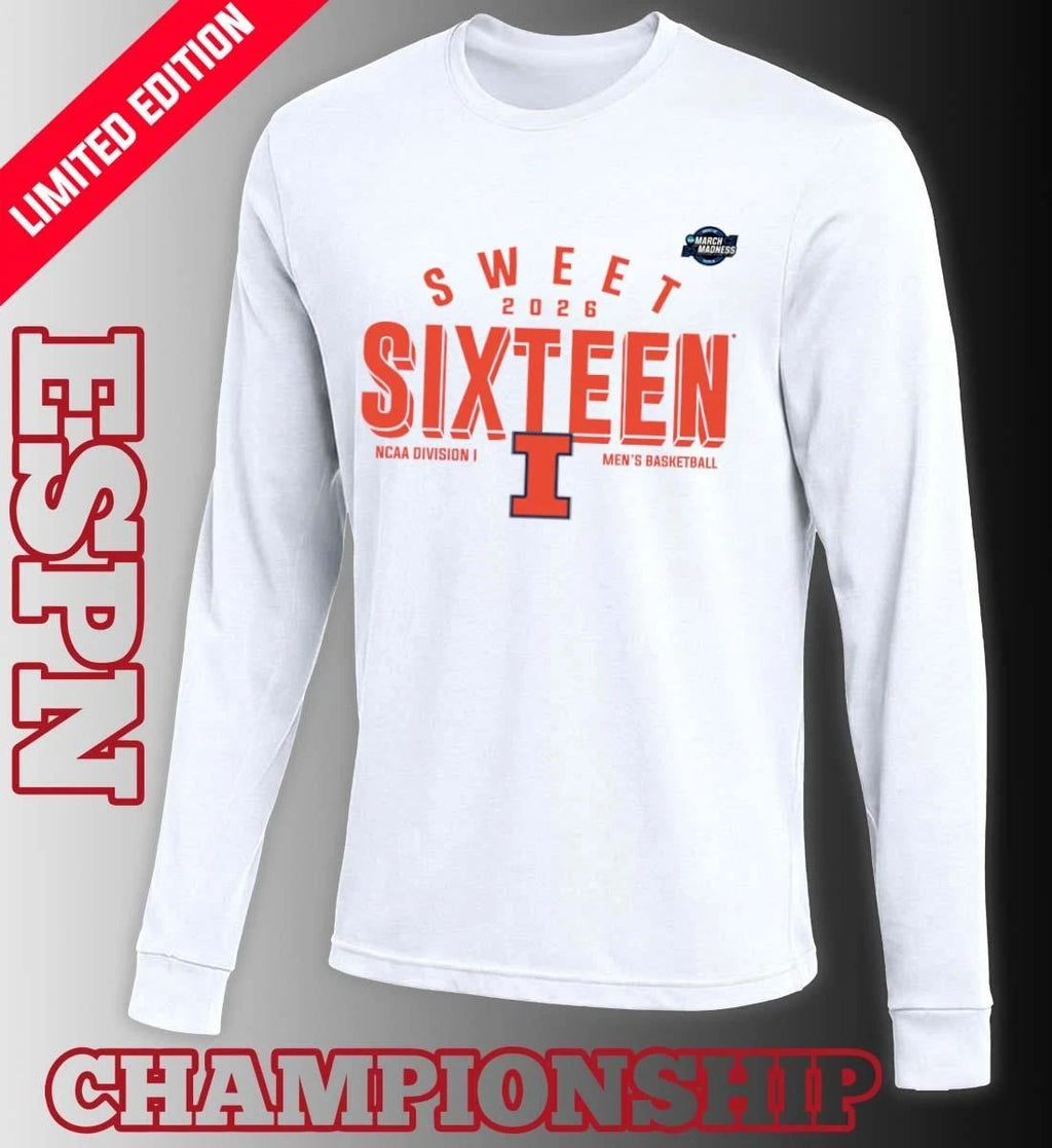 Sweet 16 Illinois Fighting Illini 2026 NCAA Men’s Basketball T-Shirt