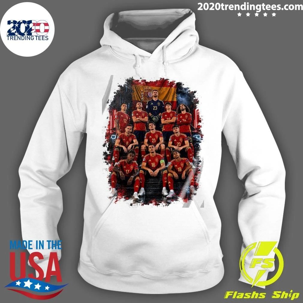 Spain National Team Soccer Squad Sports Fan Celebration Football World Cup 2026 Shirt