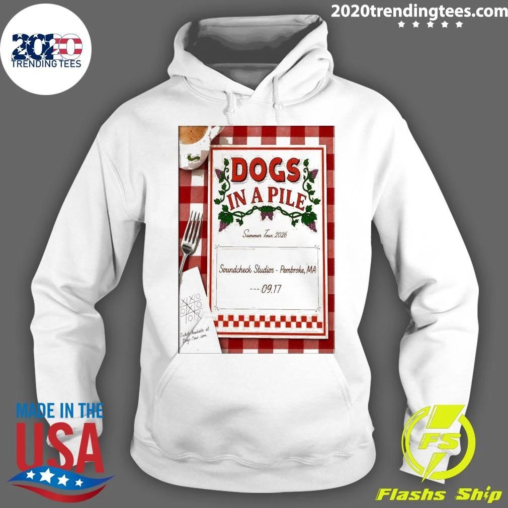 Dogs In A Pile In Pembroke MA On September 17 2026 Tour Shirt