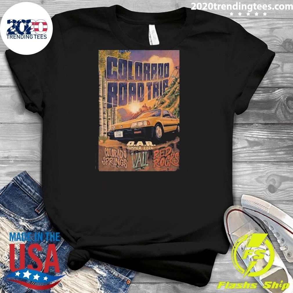 O.A.R Colorado Red Rocks June 19-20 2026 Poster Shirt