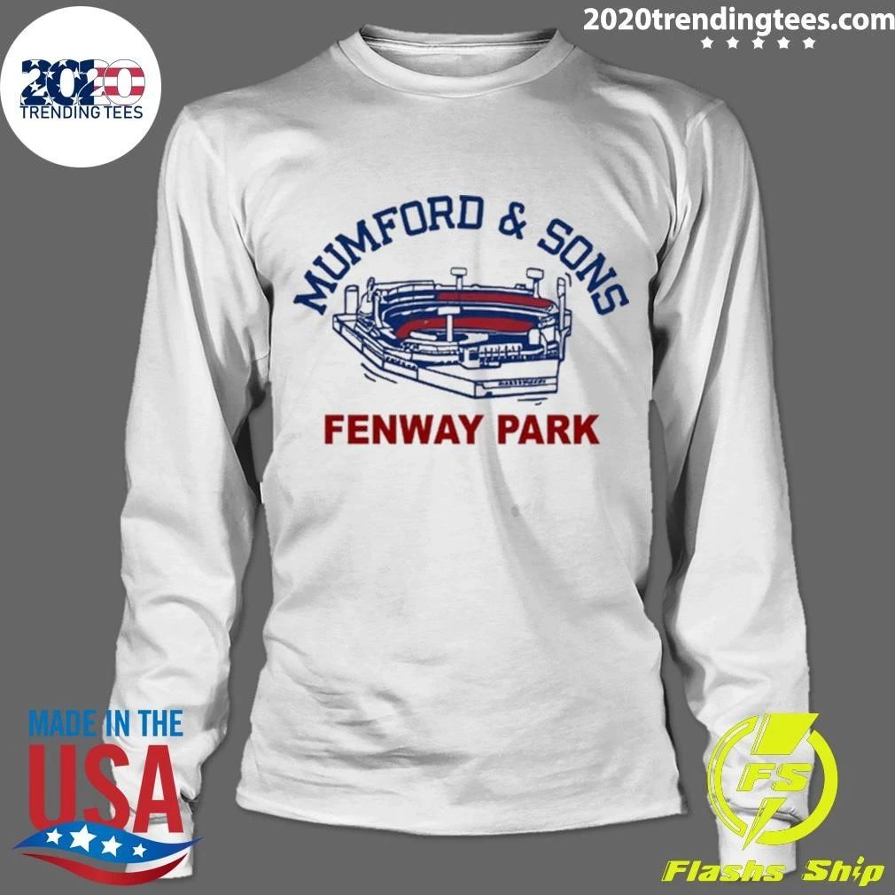 Mumford and Sons Fenway Park 2026 Event Tee Shirt
