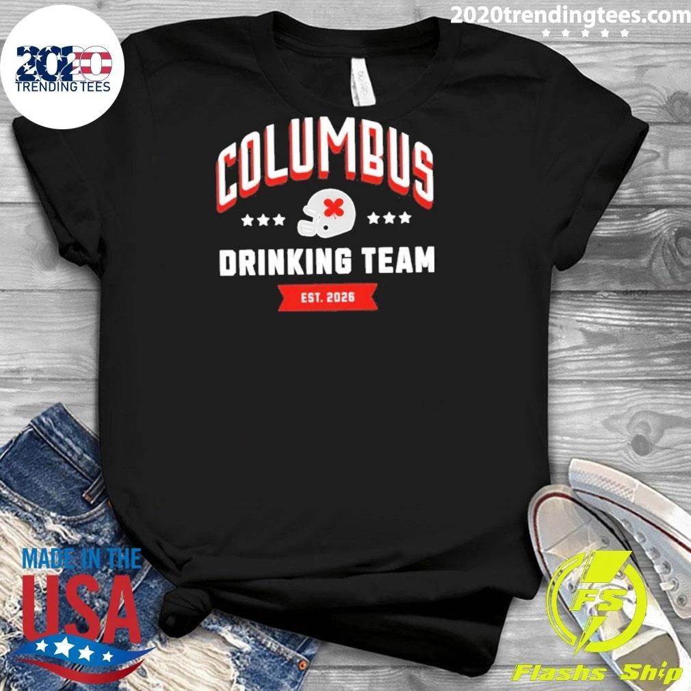 Columbus Drinking Team Est 2026 Football 2206 Shirt