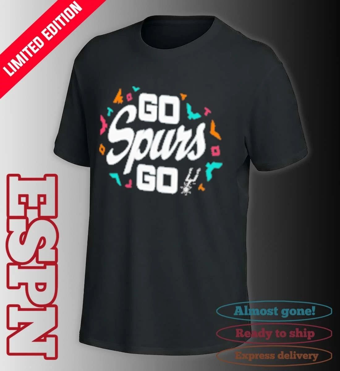 San Antonio Spurs NBA Playoff Go Spurs Go T-Shirt