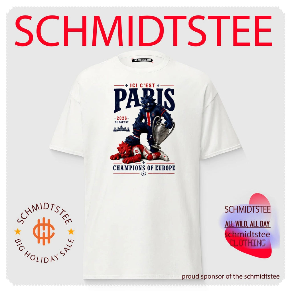 Ici C’est Paris 2026 Champions of Europe mascot shirt