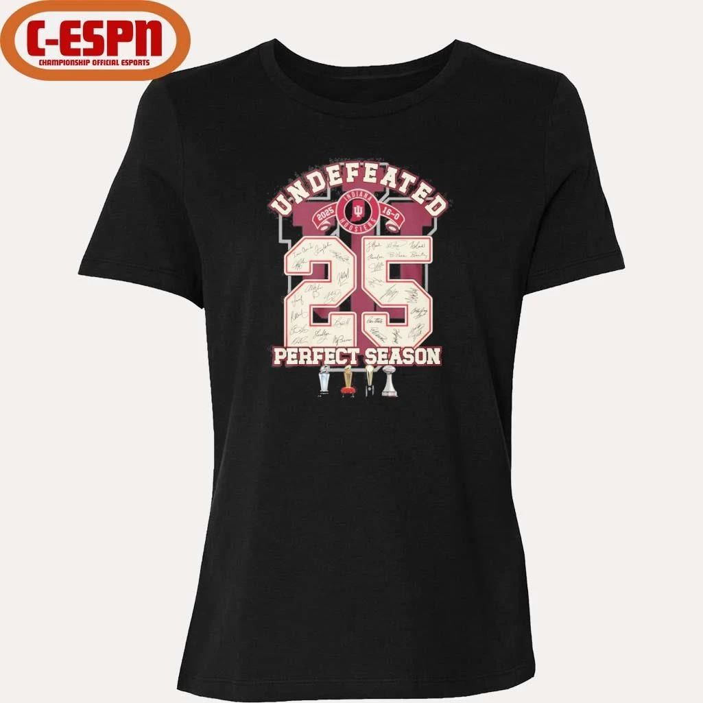 IU Football Undefeated 16-0 Perfect Season 2025 Shirt