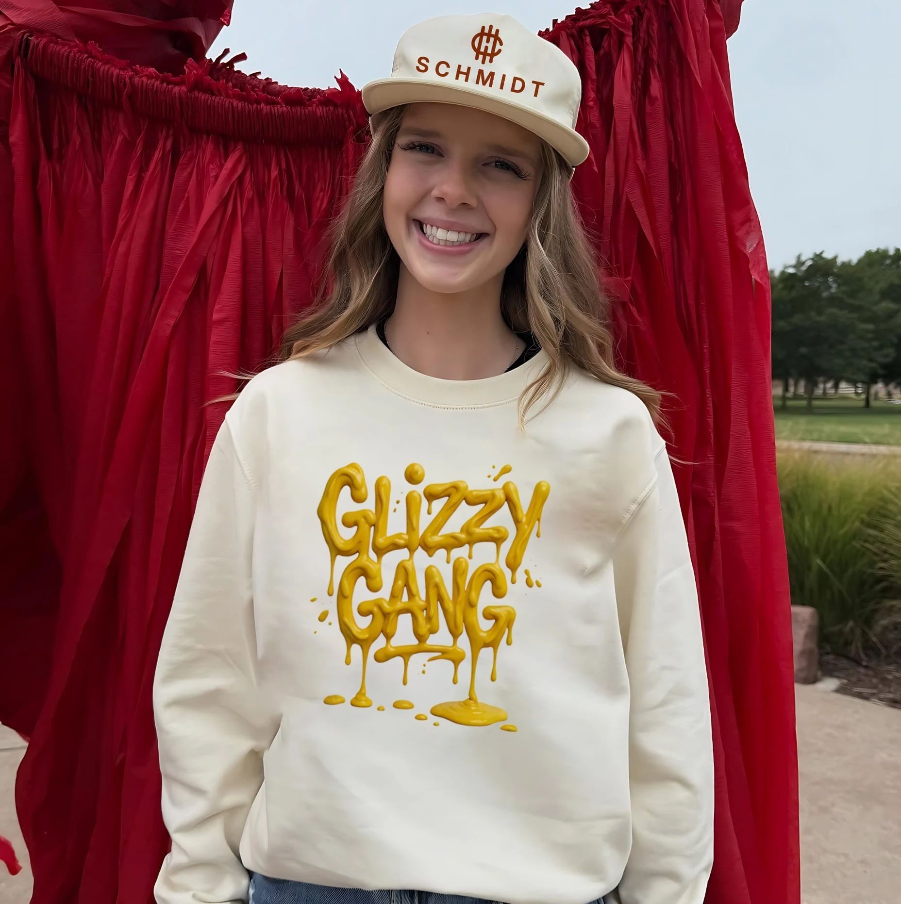 Glizzy Gang mustard shirt