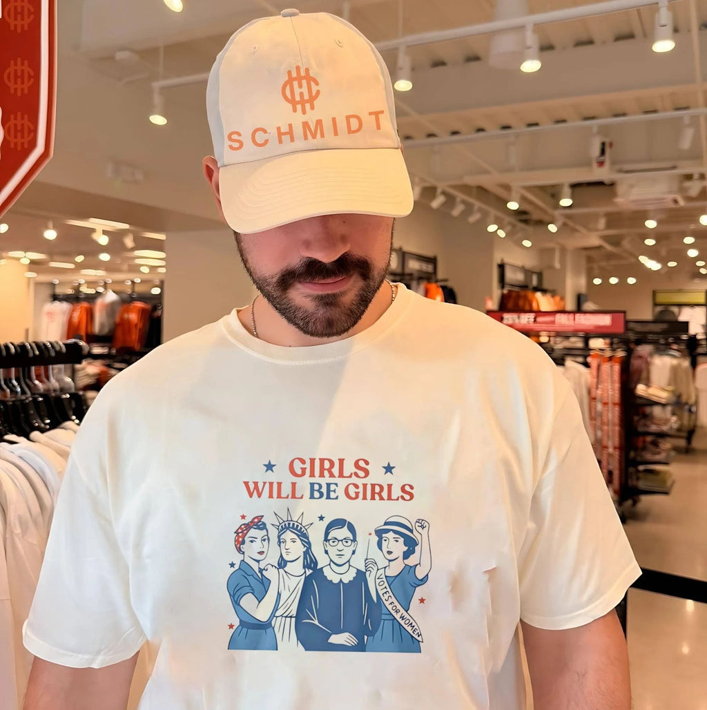 Girls Will Be Girls Feminist Independence Day Shirt