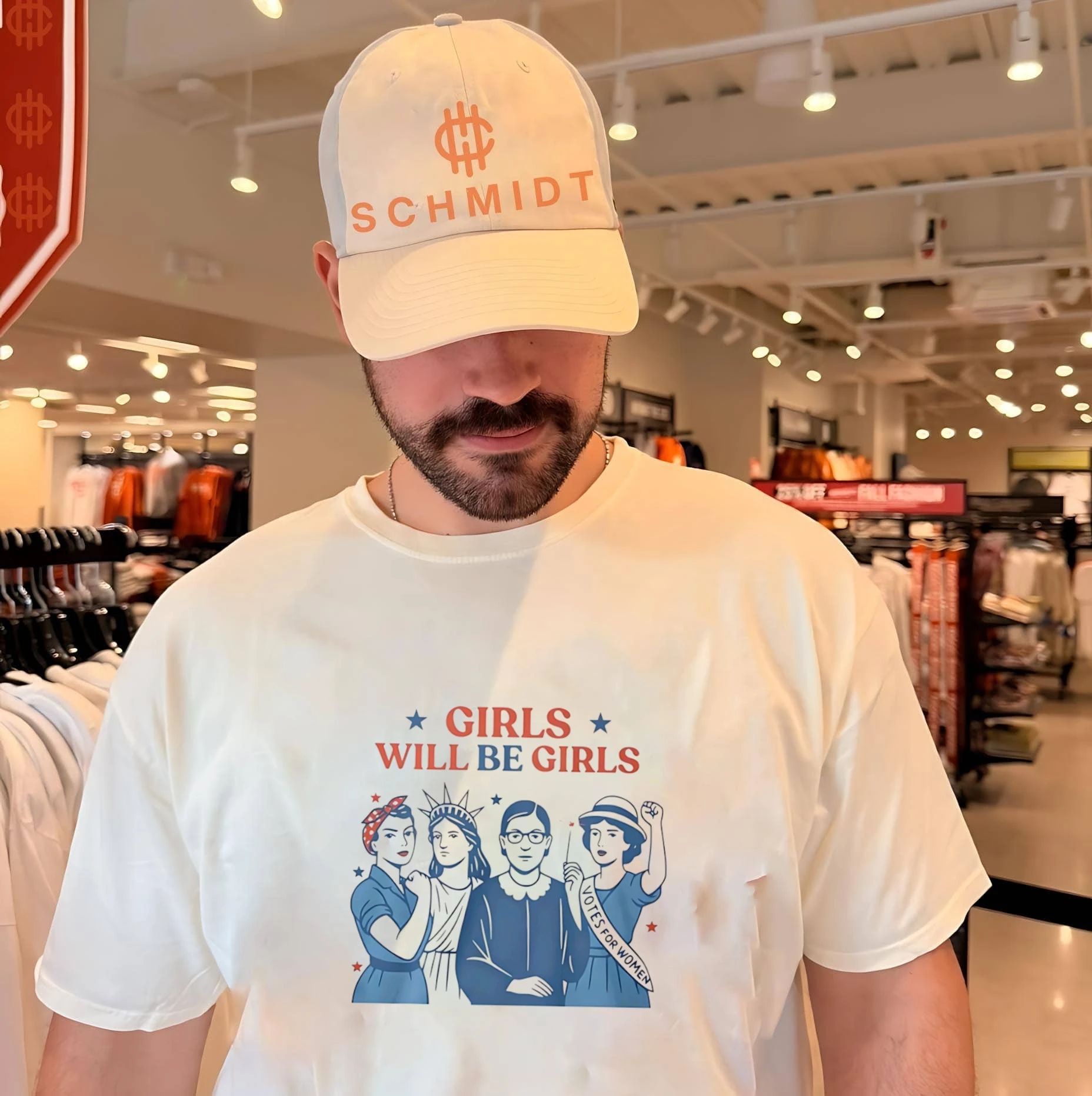 Girls Will Be Girls Feminist Independence Day Shirt
