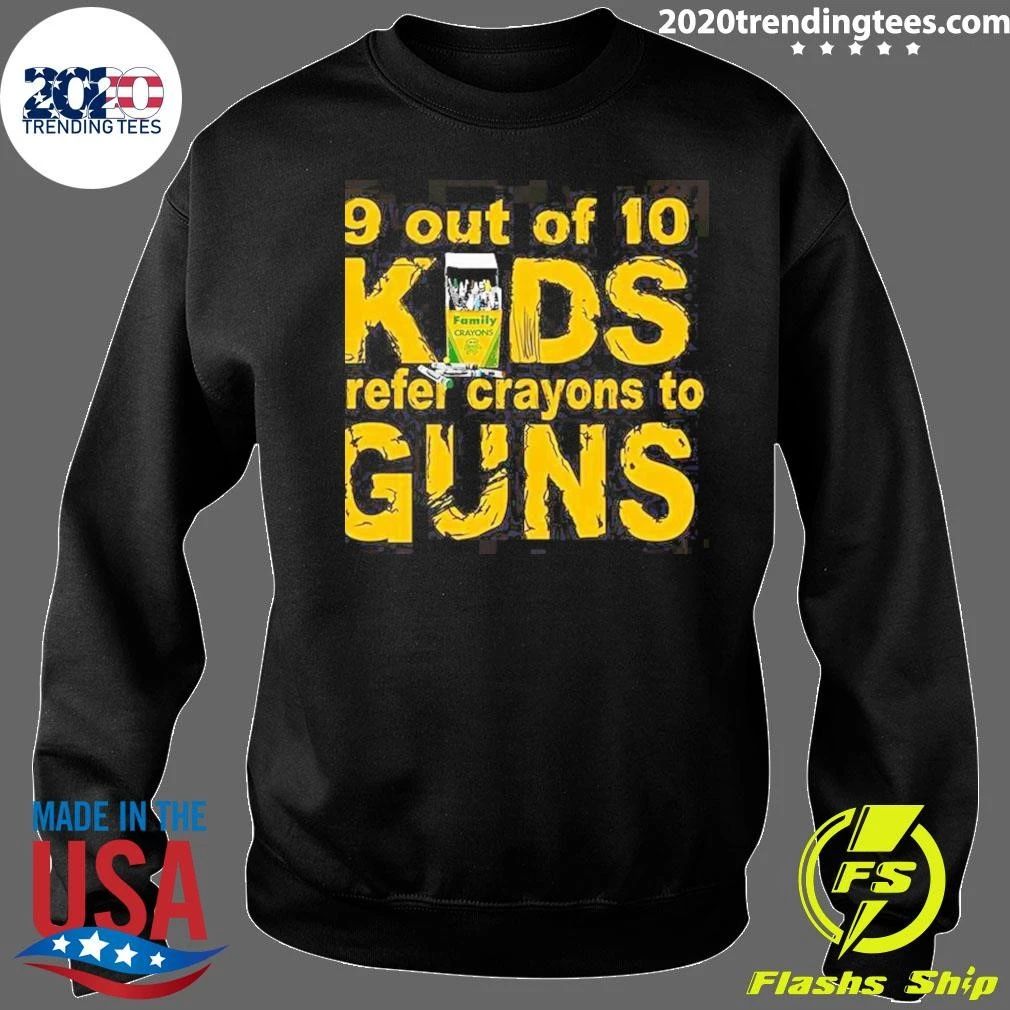 9 Out Of 10 Kids Prefer Crayons To Guns Pearl Jam Full Sleeves Shirt
