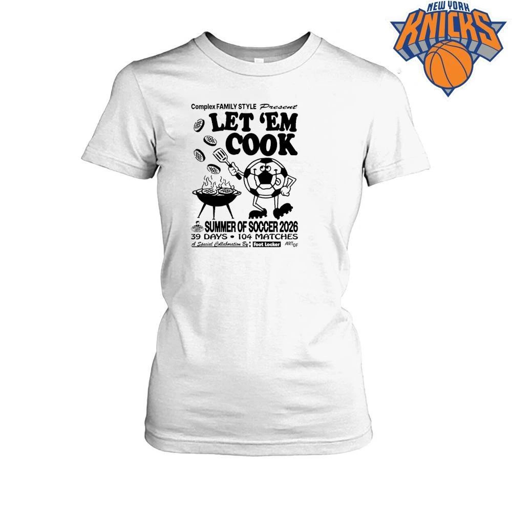 Let Em Cook Summer of Soccer 2026 Collaboration Foot Locker BBQ Soccer Ball Shirt (1)