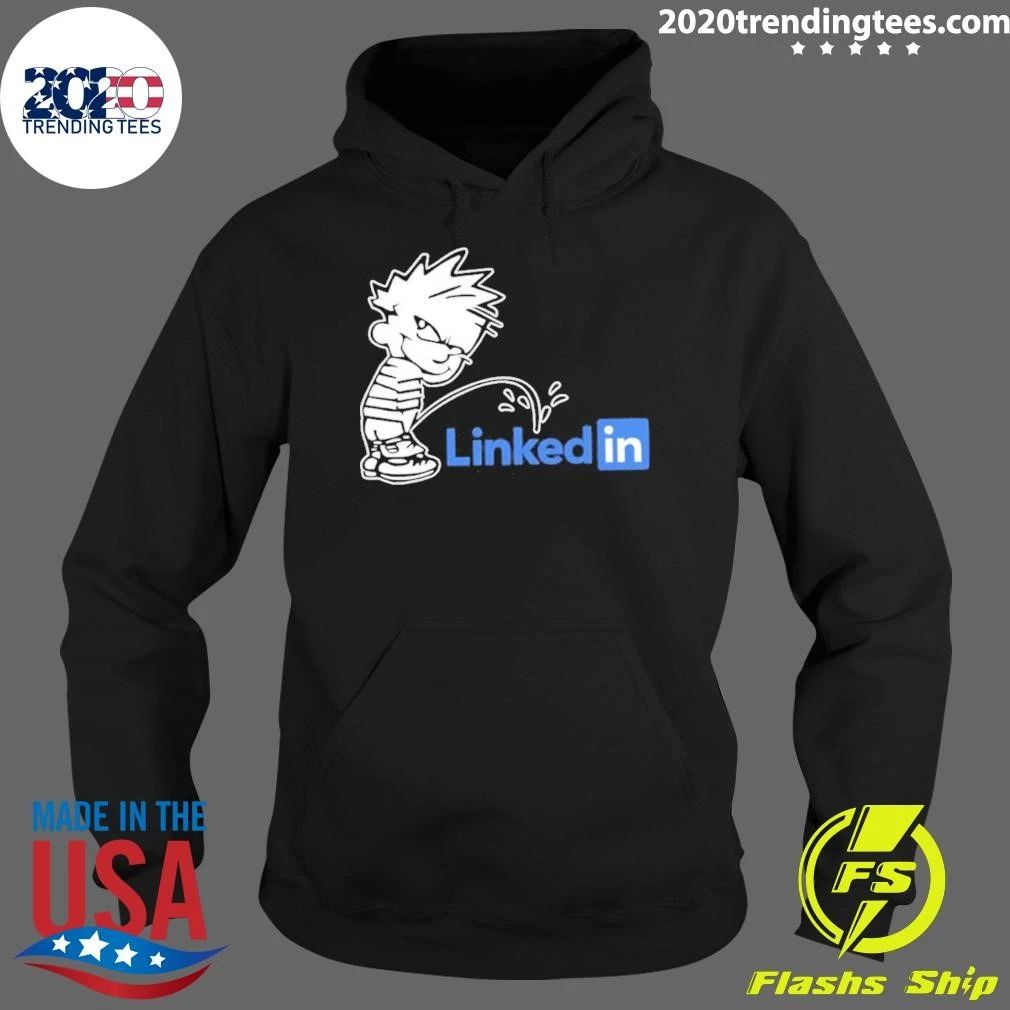 Bad Boy Calvin Pissing Linkedin Shirt