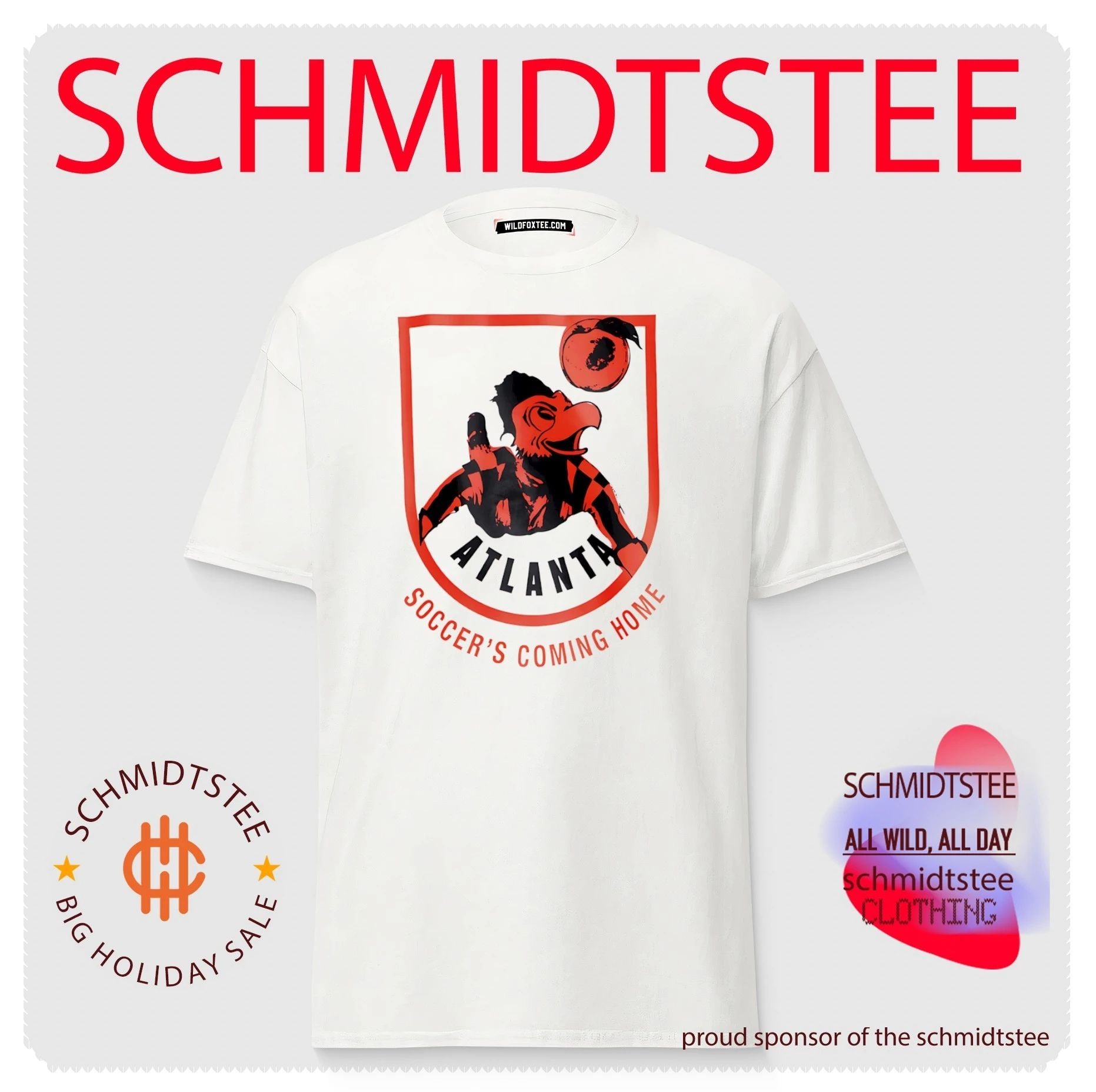 Atlanta Soccer’s Coming Home Road Trip Peach Soccer shirt
