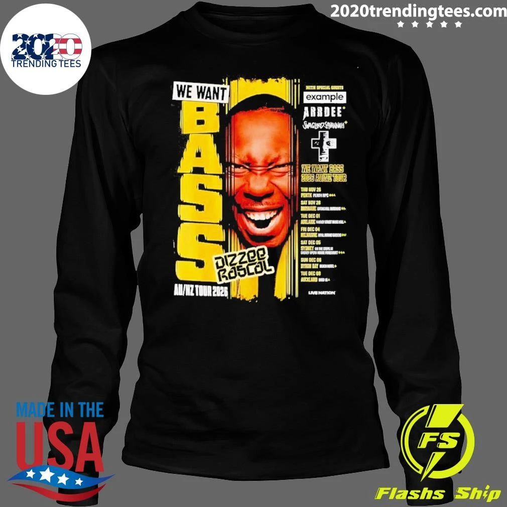 Dizzee Rascal We Want Bass Shirt