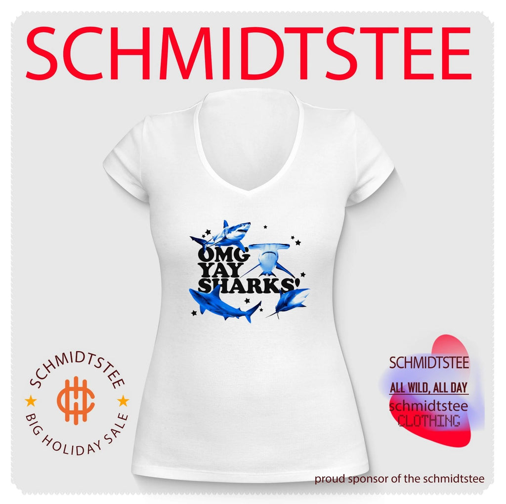 Omg Yay Sharks ocean life marine biology shirt