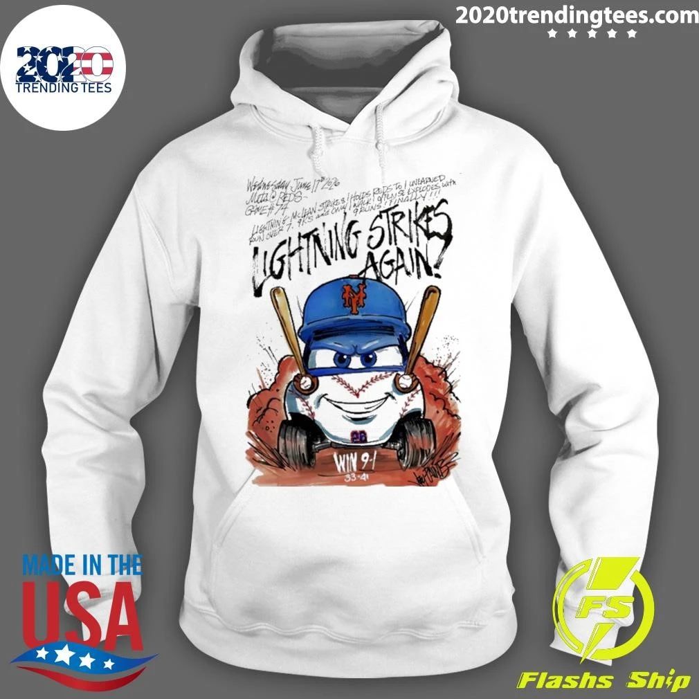 Mets Nolan Mclean Lightning Strikes Again Shirt