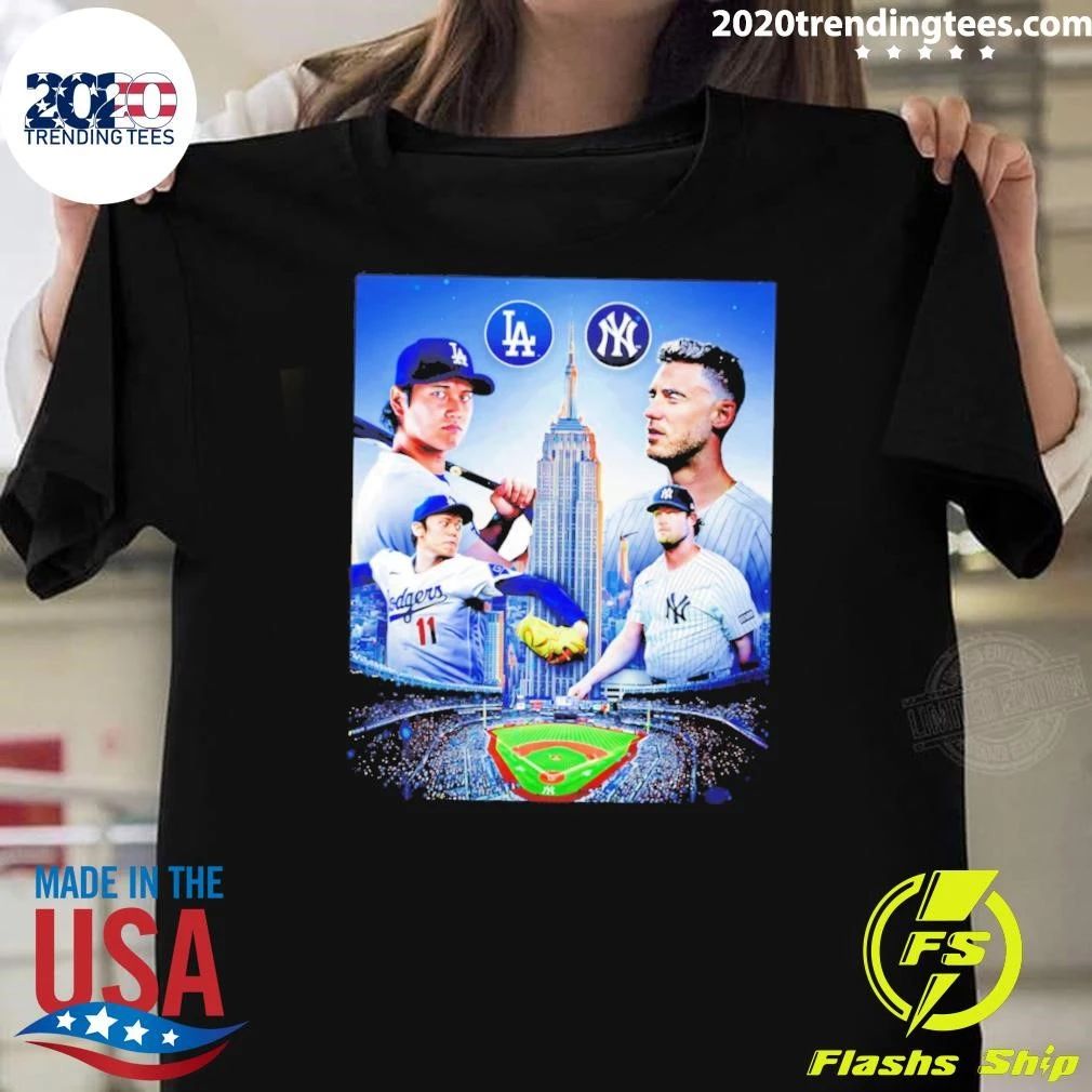 Shohei Ohtani and Yoshinobu Yamamoto Dodgers vs NY Yankees Shirt