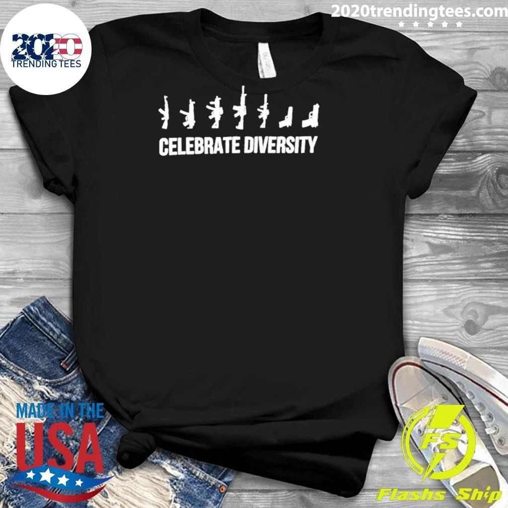 Celebrate Diversity Guns Firearms Second Amendment Shirt