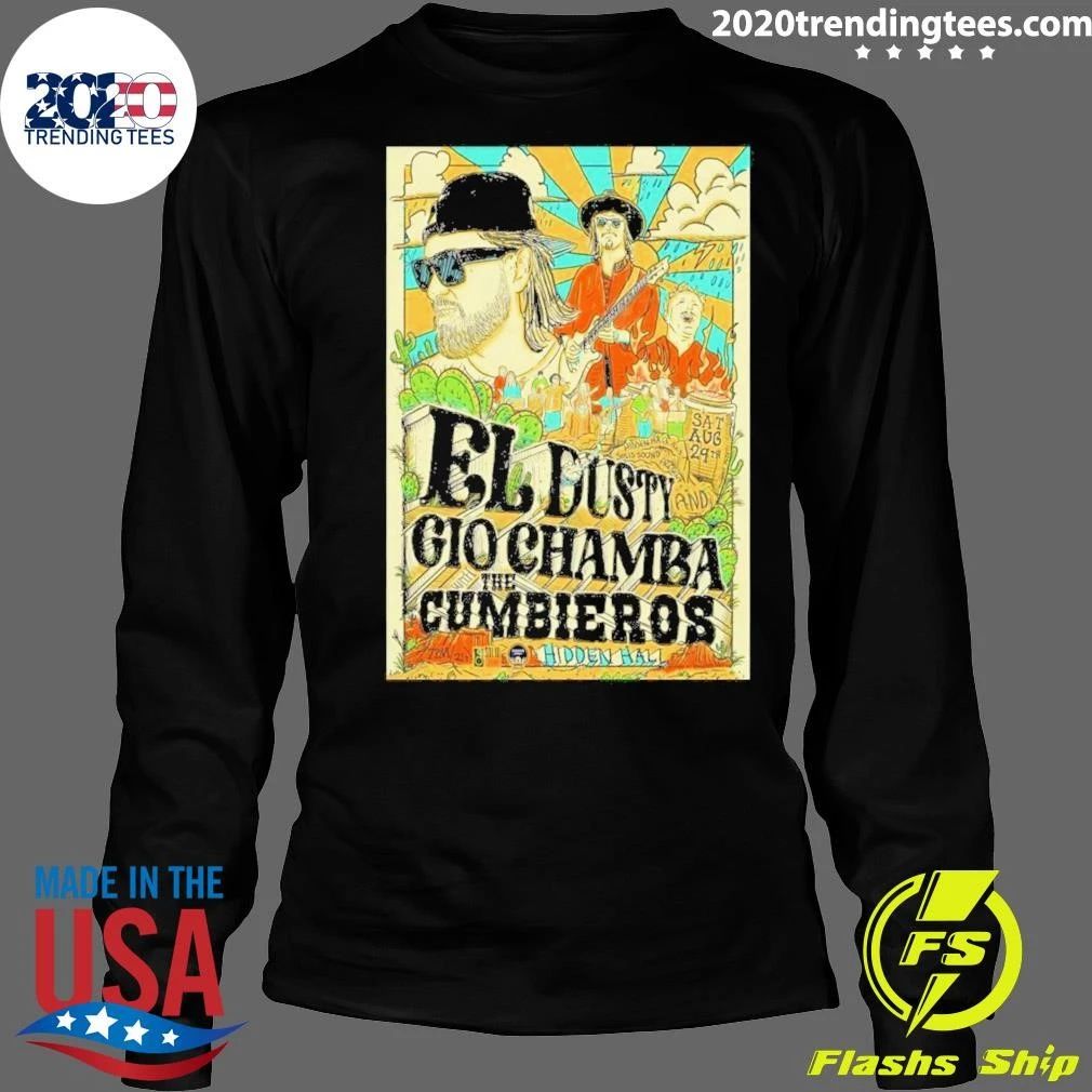 El Dusty And Gio Chamba Aug 29 2026, Seattle Wa Poster Shirt
