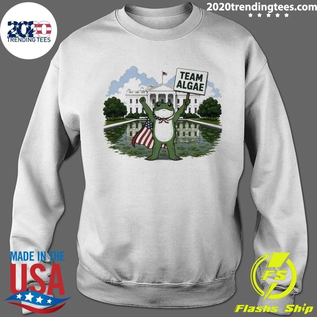 Frog Team Algae Fdt Make Algae Great Again Patriotic American Flag 2026 Shirt