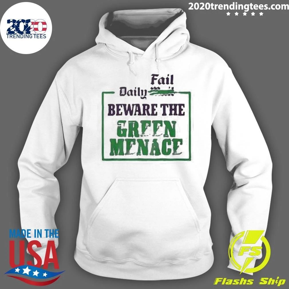 Zack Polanski Daily Fail Beware The Green Menace Shirt