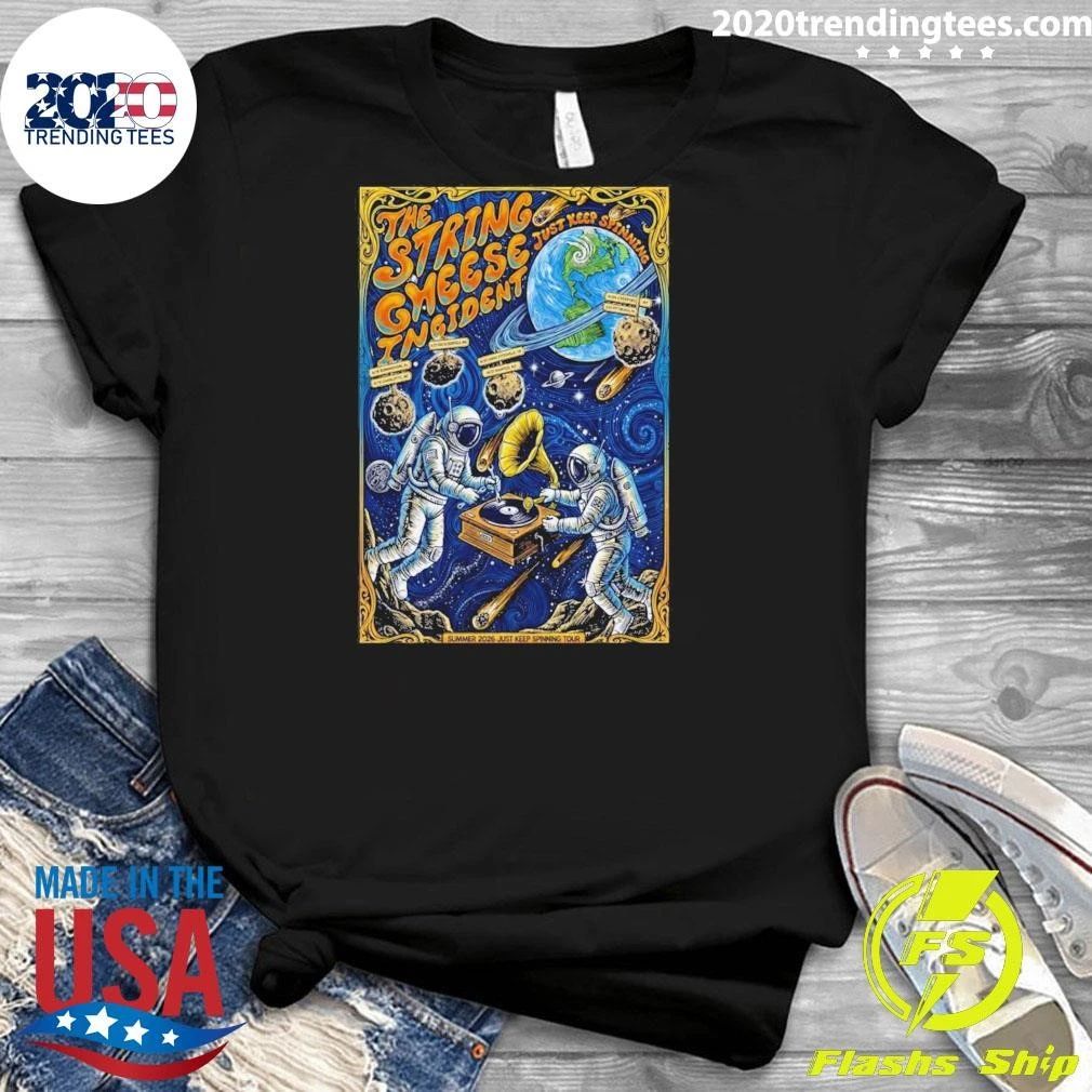 The String Cheese Incident Summer Just Keep Spinning Tour 26 Poster Shirt