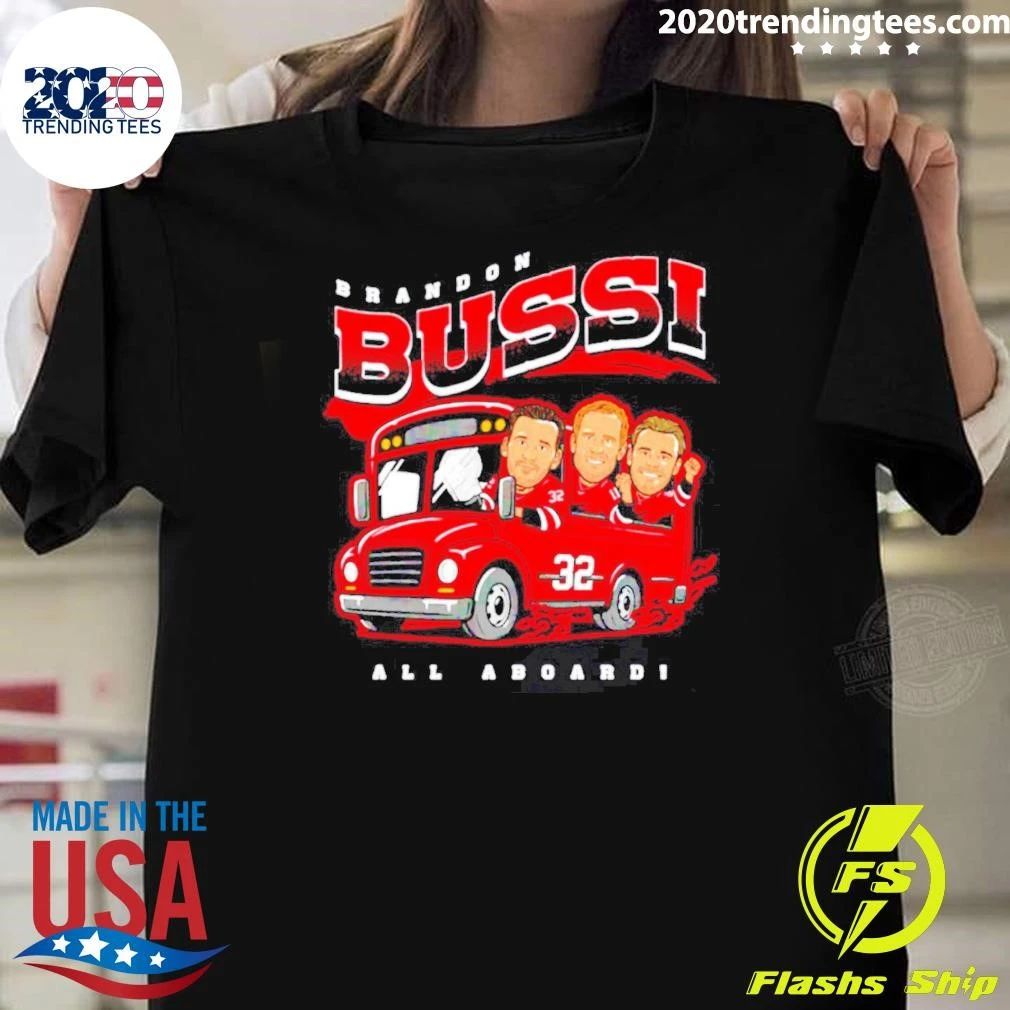 Brandon Bussi Carolina 2026 Champions All Aboard Caricature Shirt