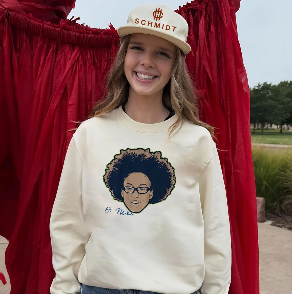 Olivia Miles Notre Dame Fighting Irish Caricature shirt