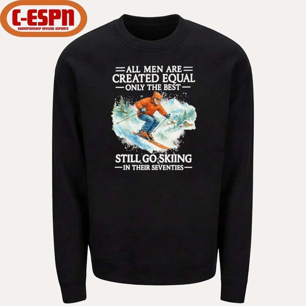 70th Birthday Skier Gifts Man 70 Years Old Skiing Shirt