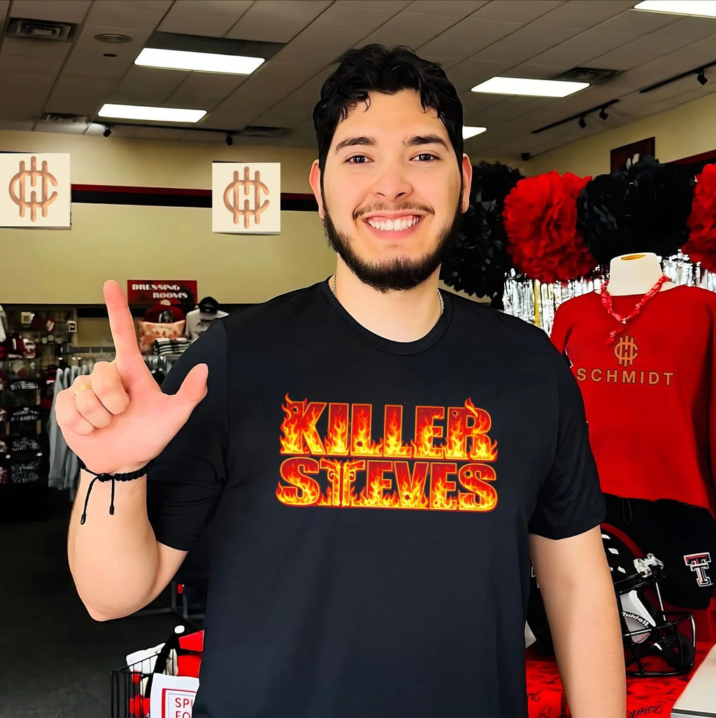 Killer Steves Kruz flame graphic shirt