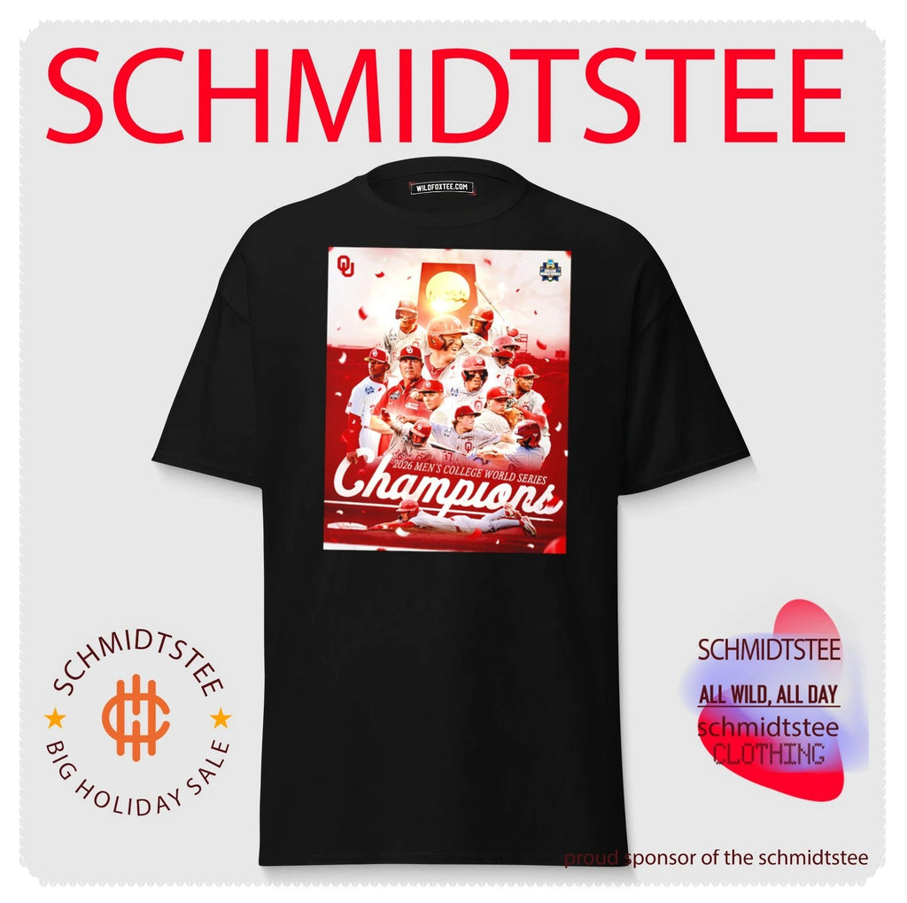 Oklahoma Sooners 2026 Men’s College World Series Champions poster shirt