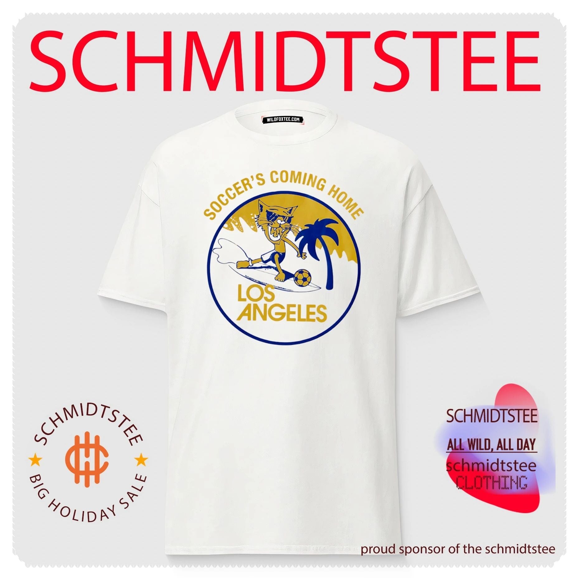 Soccer’s Coming Home Los Angeles Road Trip Cat shirt