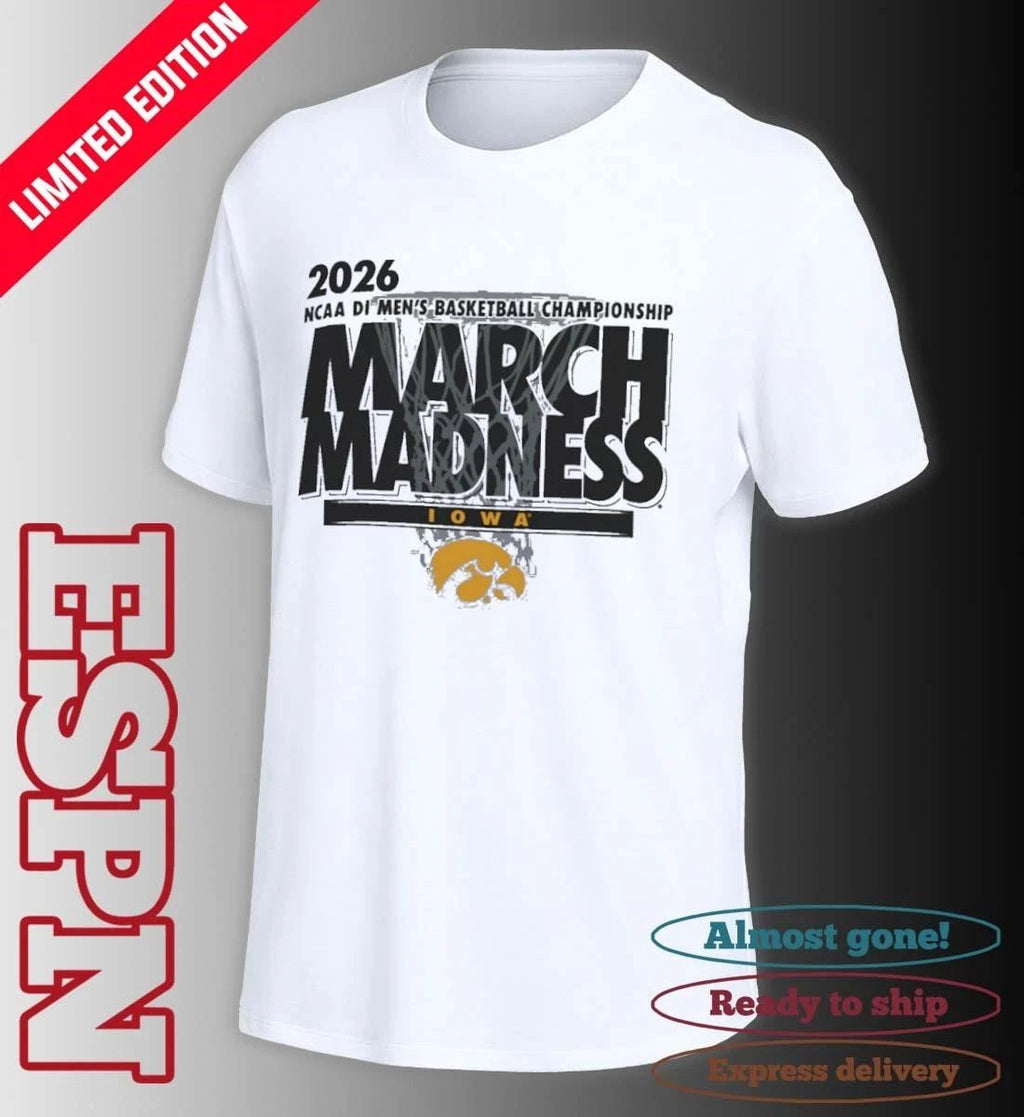 Iowa Men’s Basketball Single Team NCAA March Madness Shirt