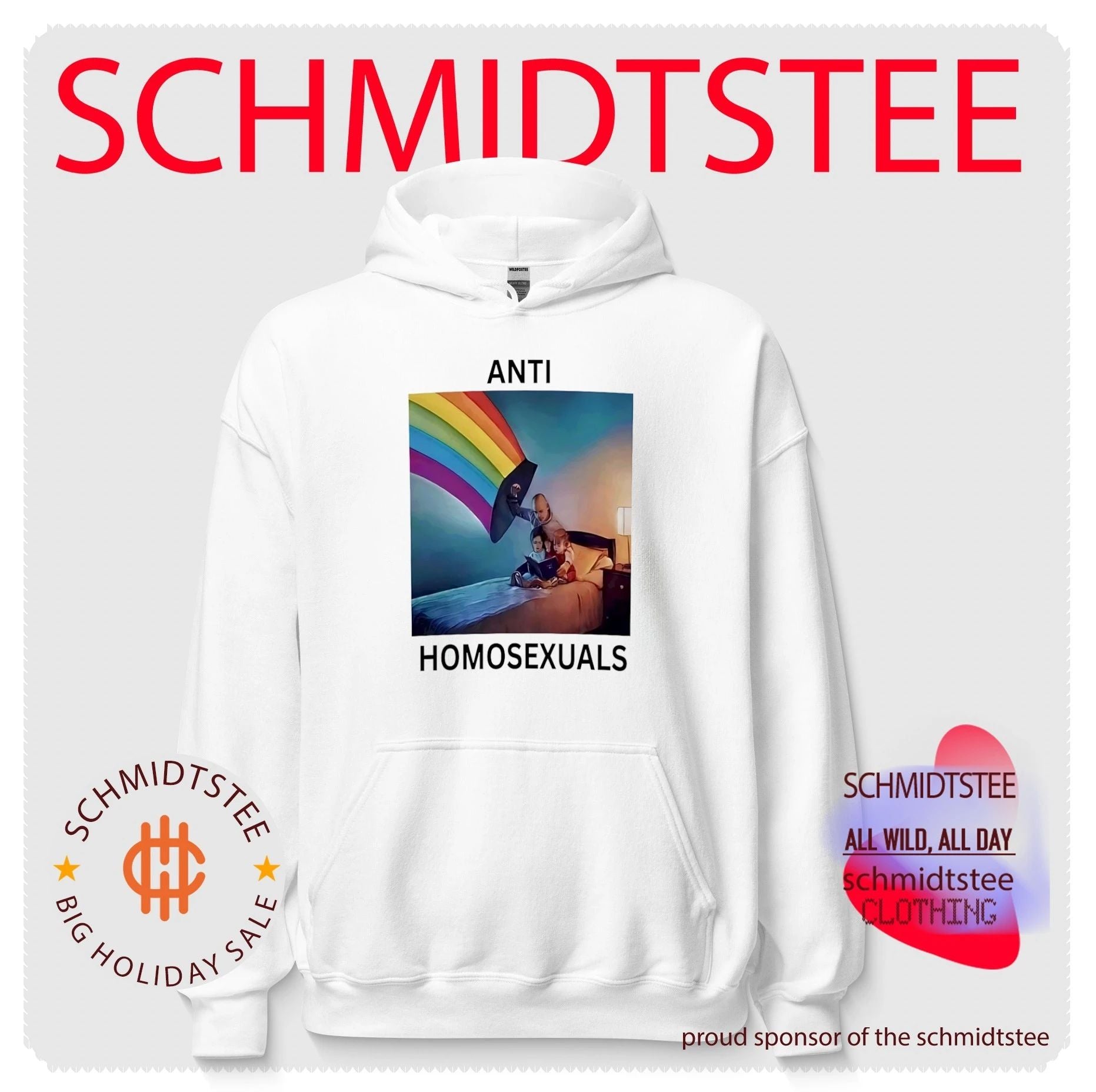 Anti Homosexuals Pride rainbow shirt