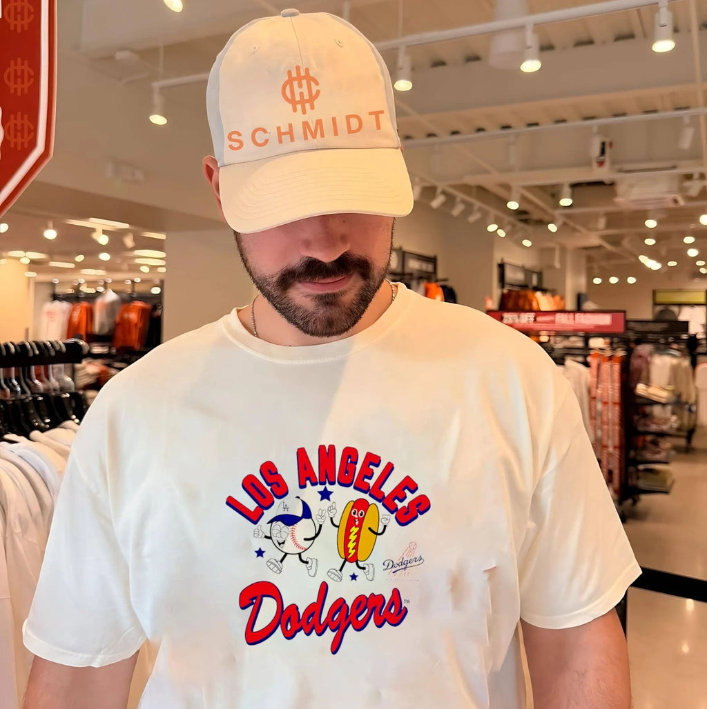 Los Angeles Dodgers HotDog Preschool Snack cartoon shirt