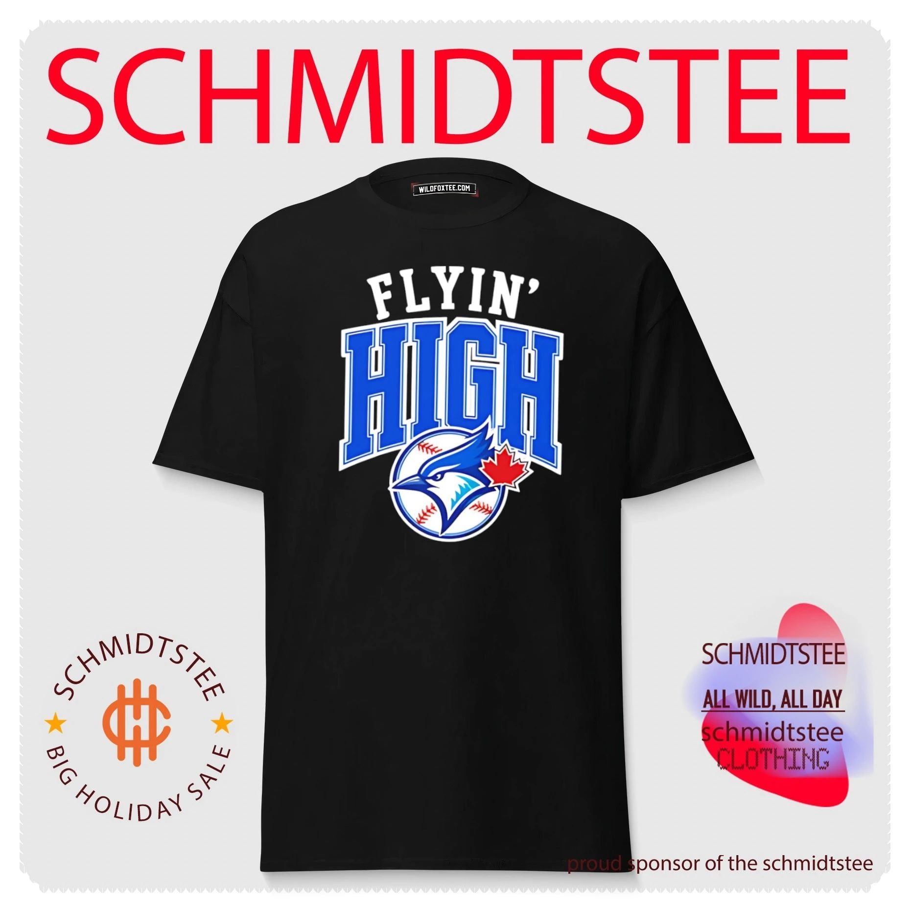 Toronto Blue Jays flyin’ high logo shirt