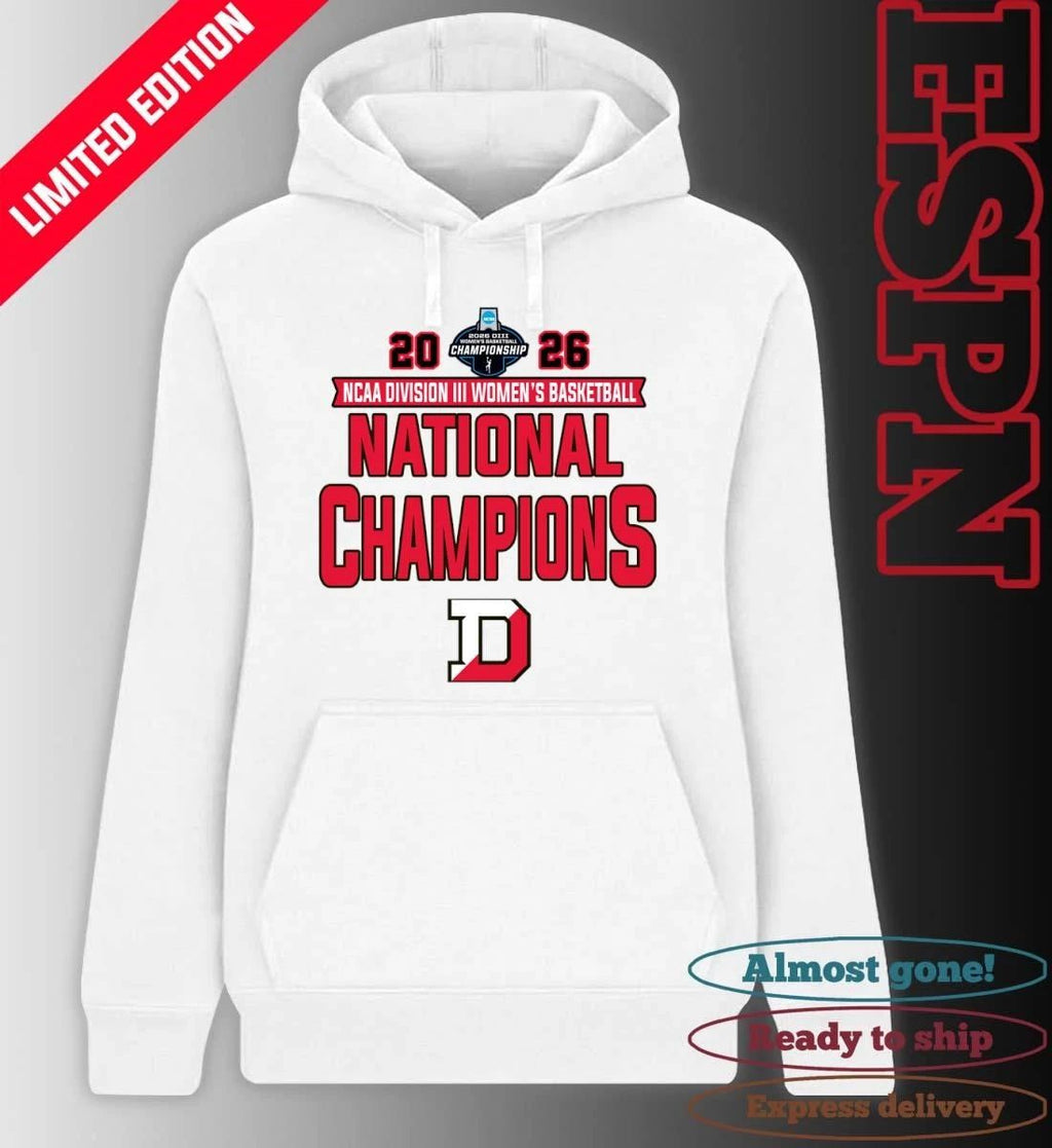 Denison Women’s Basketball 2026 NCAA DIII National Champions Locker Room T-Shirt