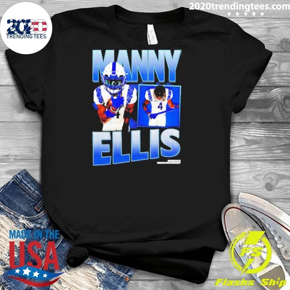 Manny Ellis Indiana State University Running Back Shirt