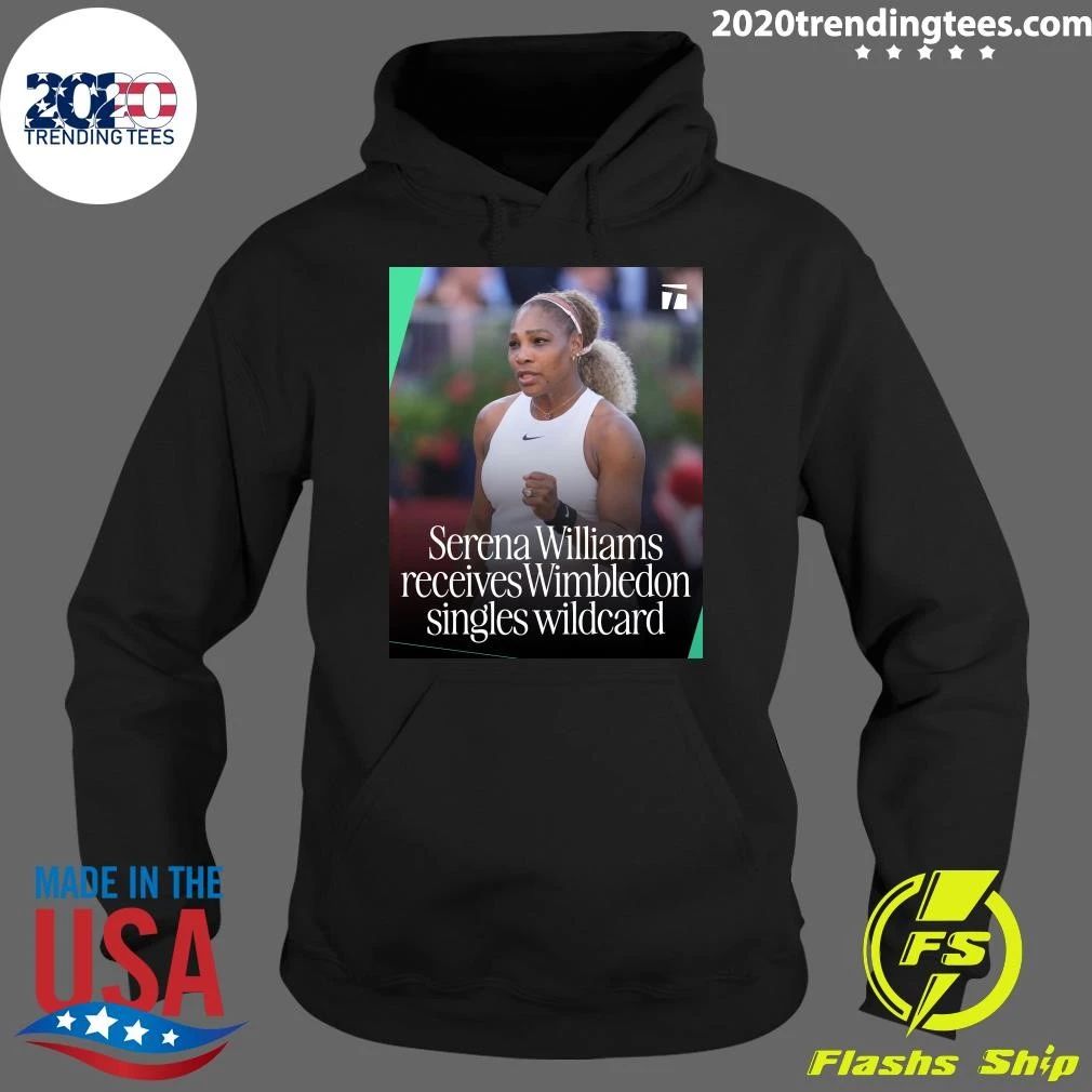 Serena Williams Receives Wimbledon Singles Wildcard Shirt