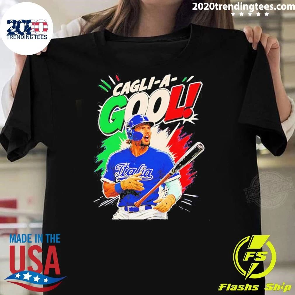 Cagli-a-gool Italia Baseball Player Shirt