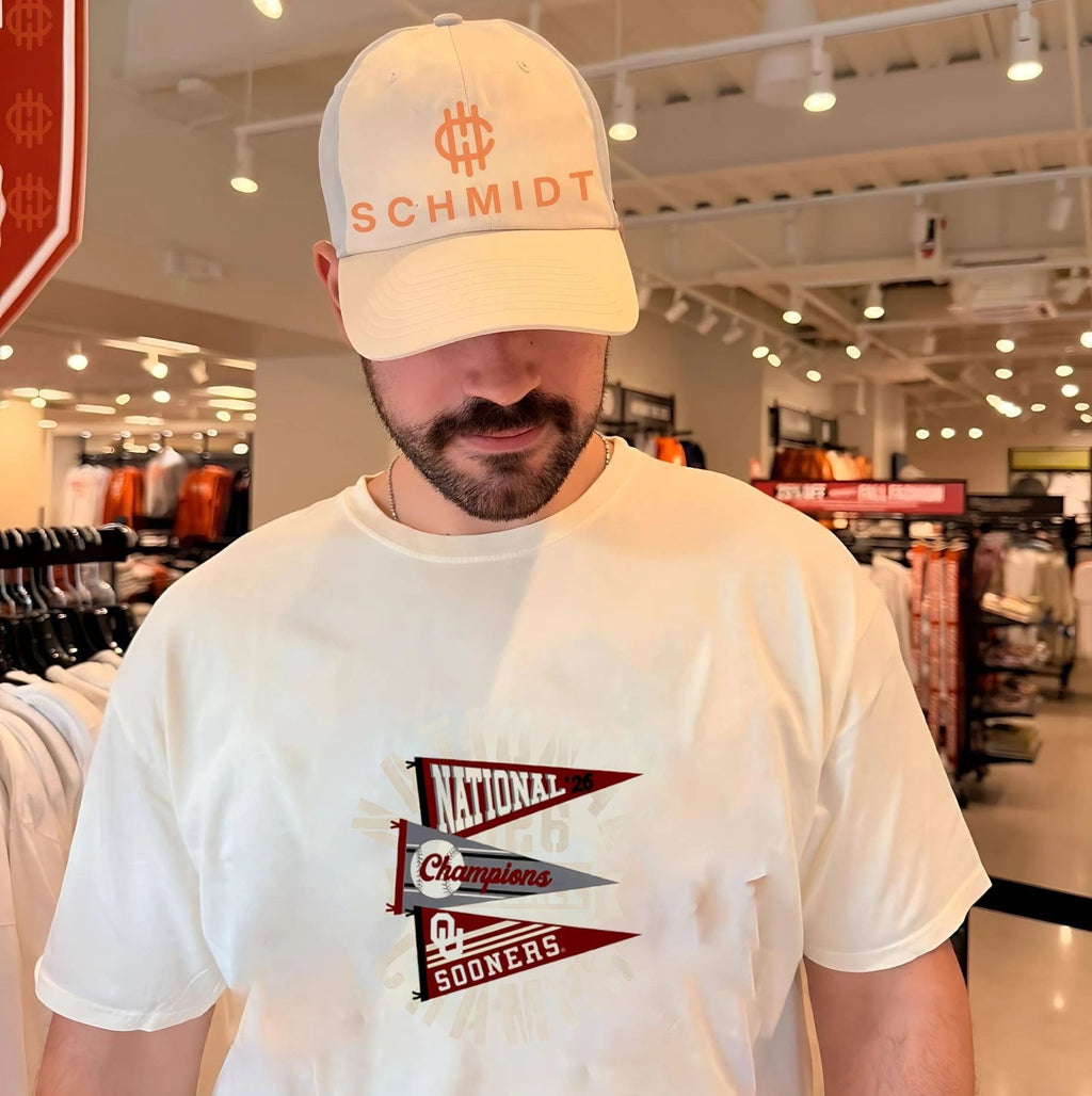 Oklahoma Sooners 2026 NCAA Baseball Men’s College World Series Champions Pennant shirt