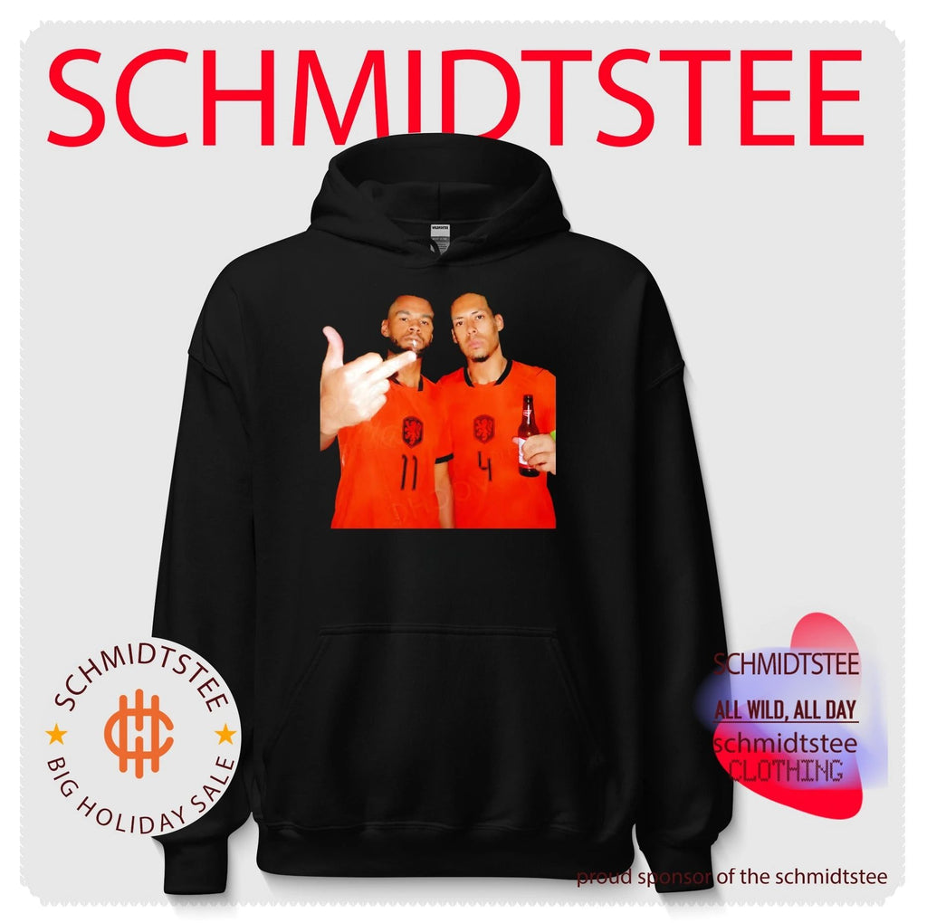 Cody Gakpo and Virgil van Dijk Netherlands National Team shirt