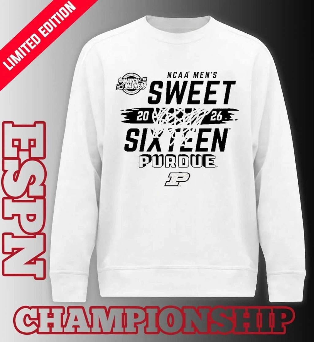 Purdue Boilermakers Men’s Basketball 2026 Sweet 16 Shirt