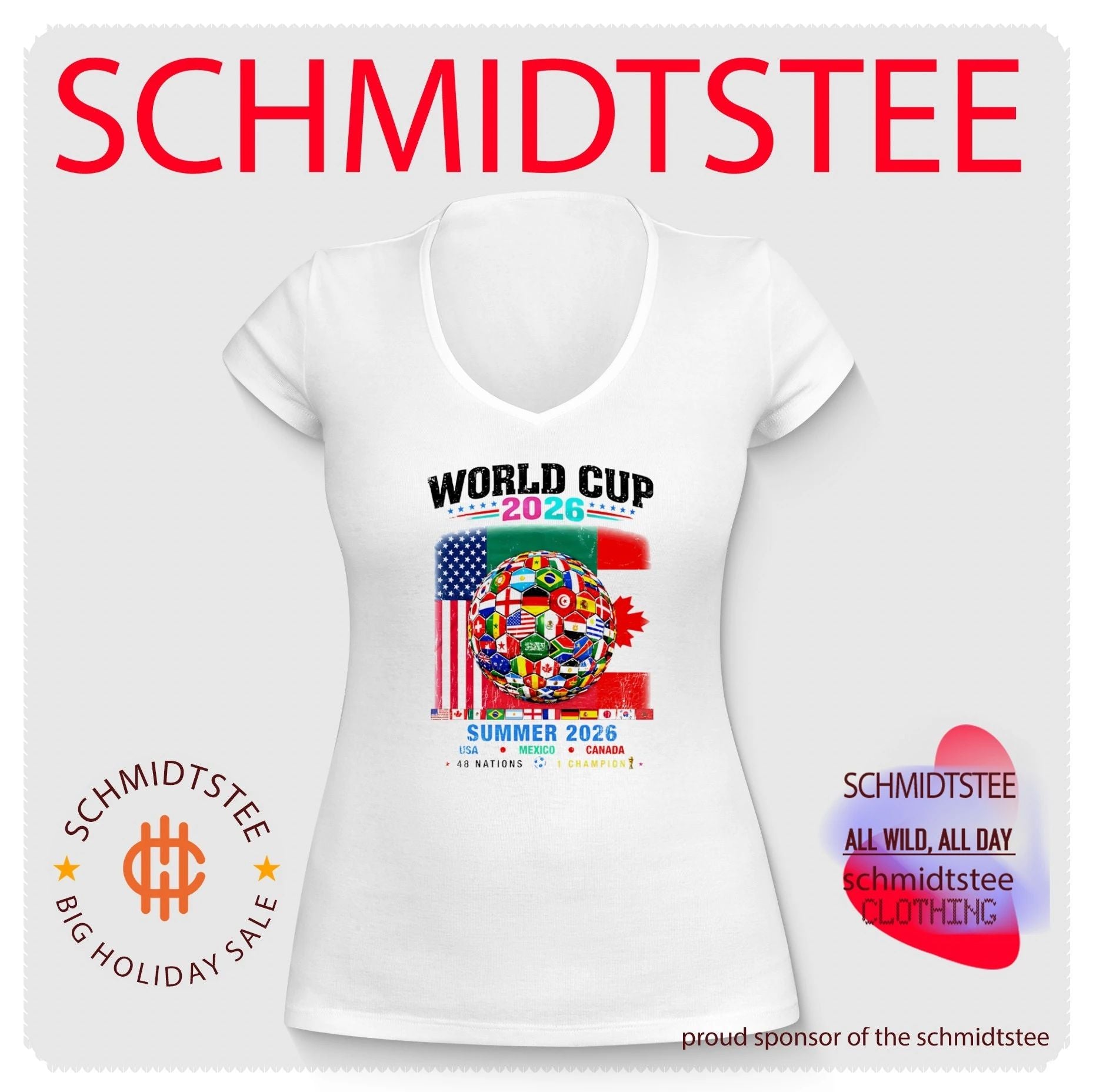 World Cup Summer 2026 48 Nations 1 Champion shirt