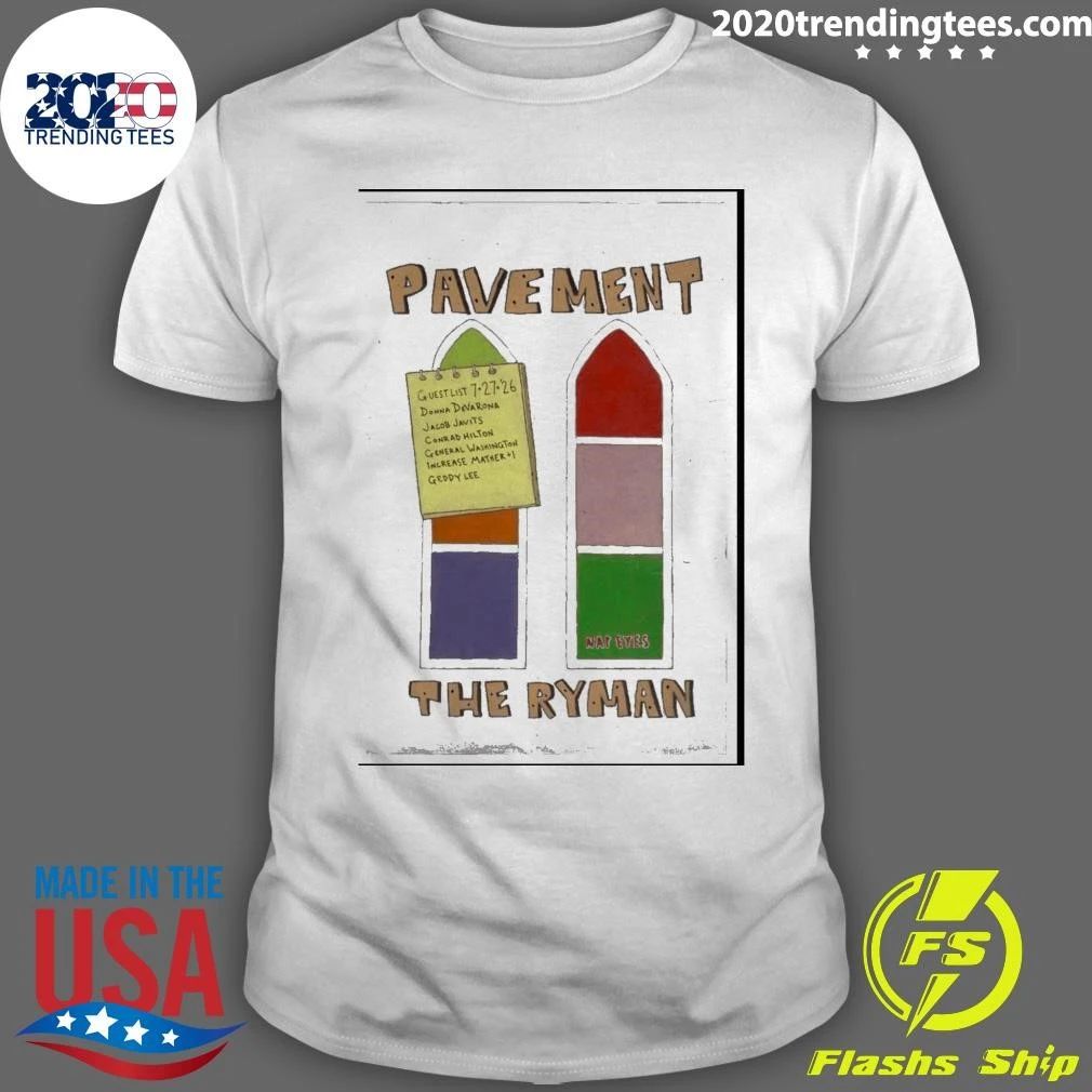 Pavement Nashville 2026 Shirt