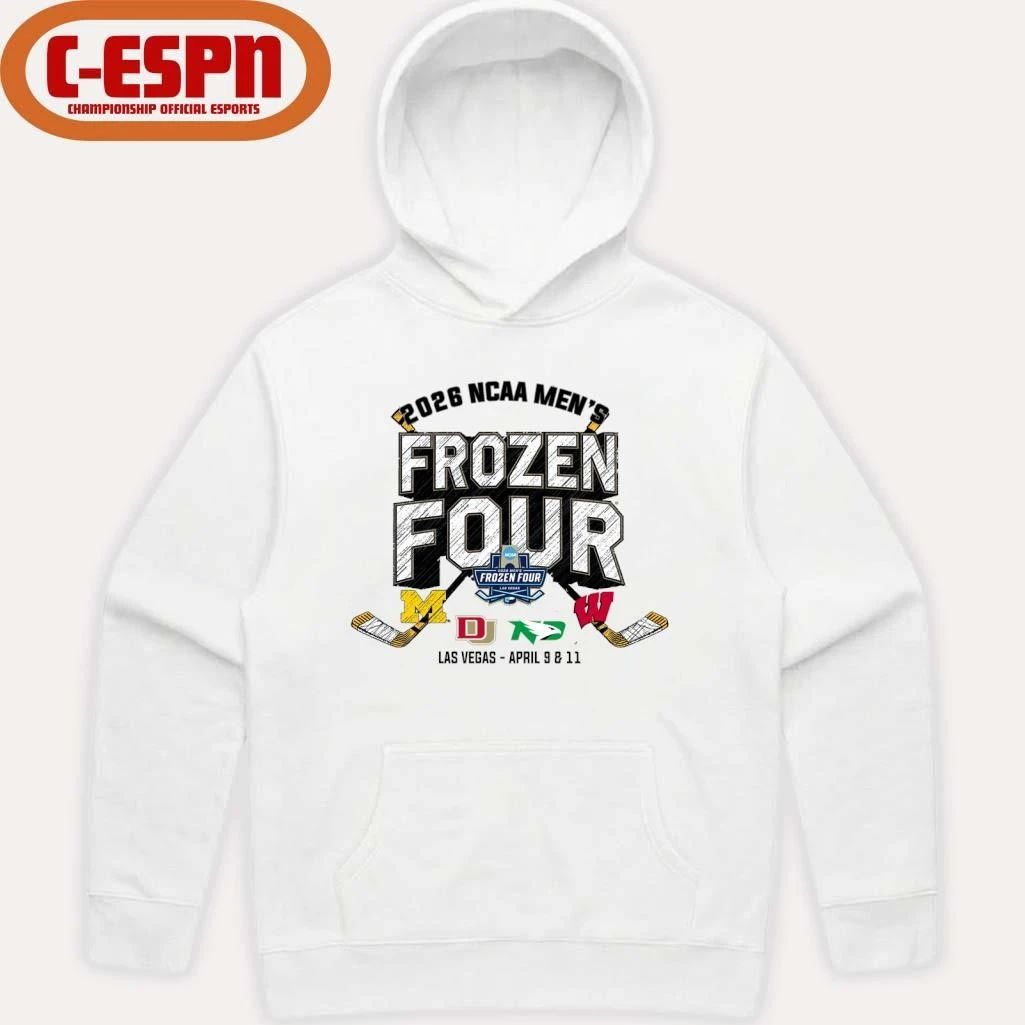 2026 NCAA DI Men’s Hockey Frozen Four – 4 Teams T-Shirt