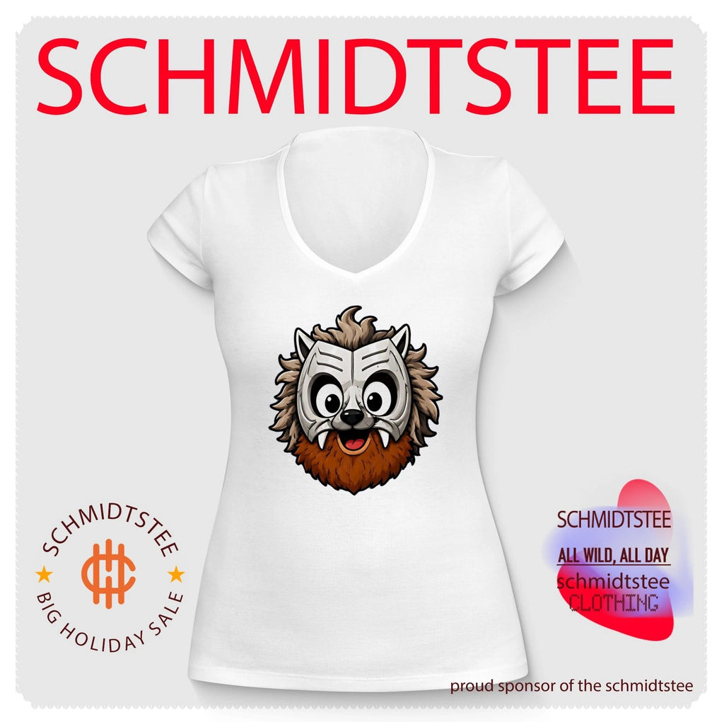 Werewolf mask cartoon shirt
