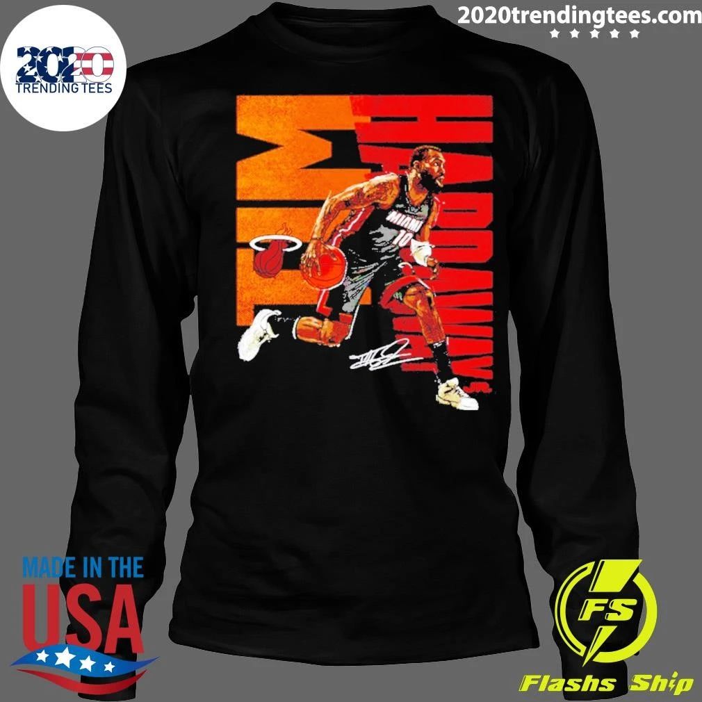 Tim Hardaway Jr. Miami Heat Bold Signature Shirt
