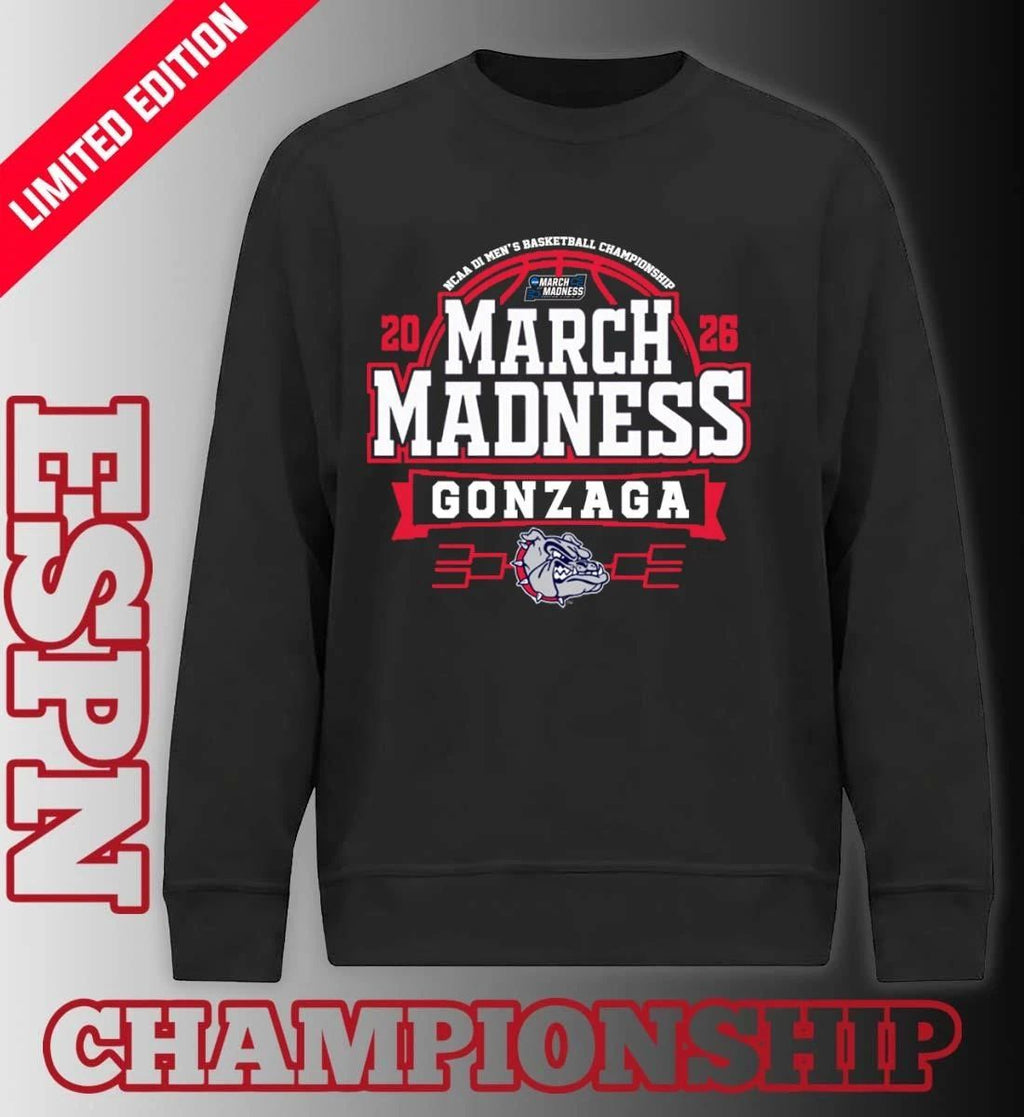 Gonzaga Bulldogs March Madness 2026 NCAA DI Men’s Basketball Tournament T-Shirt