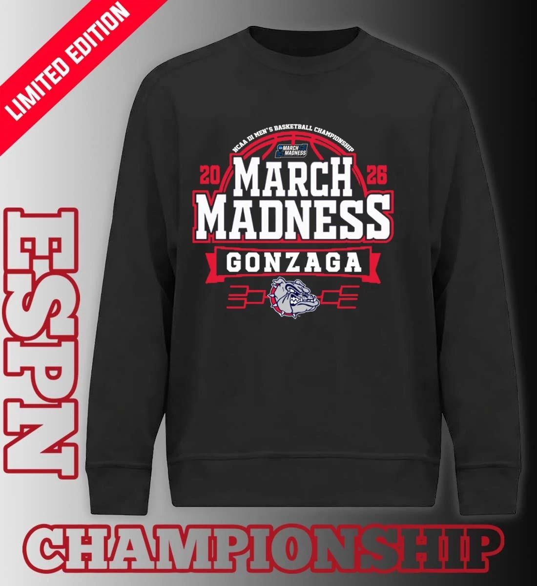Gonzaga Bulldogs March Madness 2026 NCAA DI Men’s Basketball Tournament T-Shirt