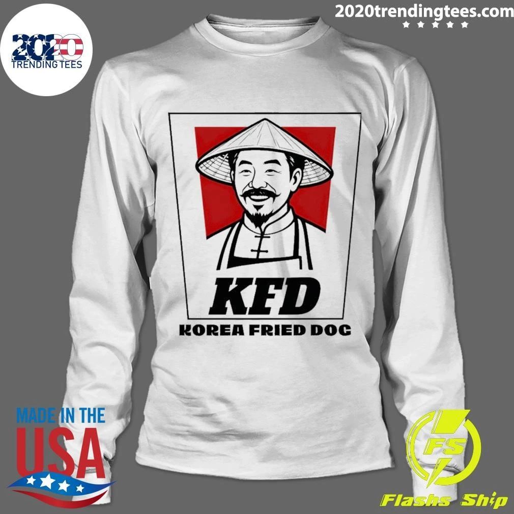 Kfd Korea Fried Dog Kfc Parody Logo Shirt